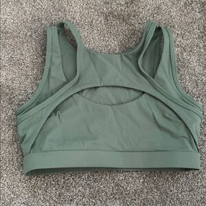 Green Sports Bra